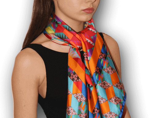 Custom printed silk scarves 02